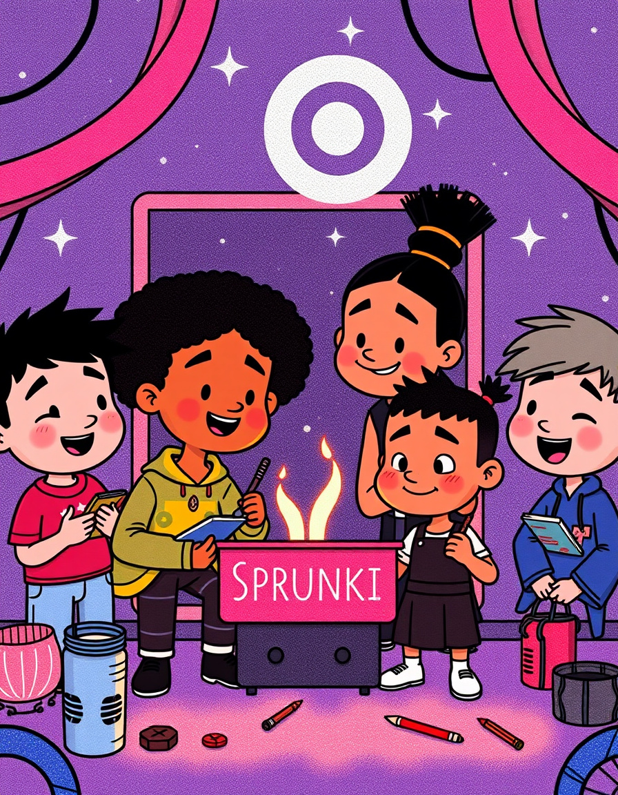 Witness the magical vibes of Sprunki Incredibox as the characters express themselves through heartfelt creativity in this hand-drawn animation.