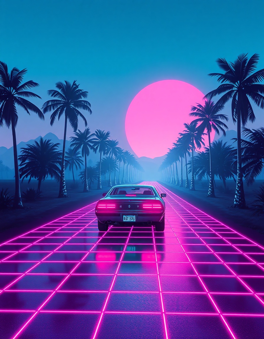 Design Your Own Vaporwave Art Generator